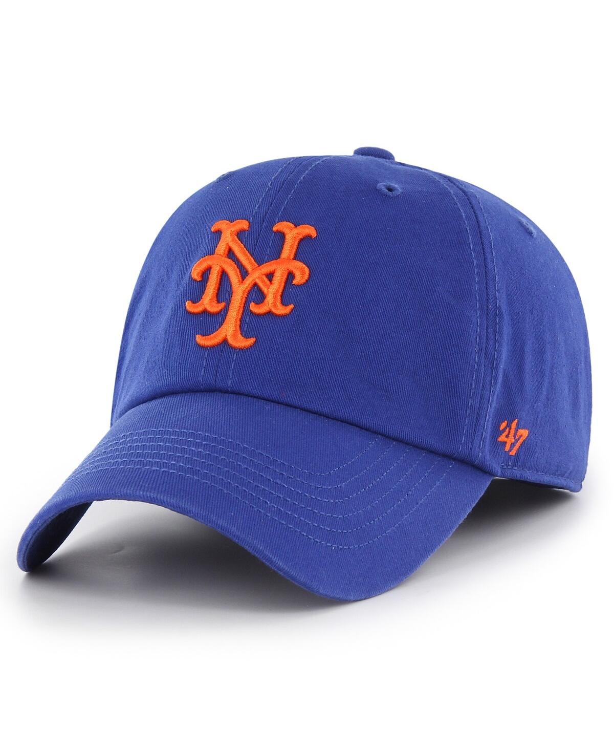 Men's '47 Brand Royal New York Mets Cooperstown Collection Franchise Fitted Hat - Royal