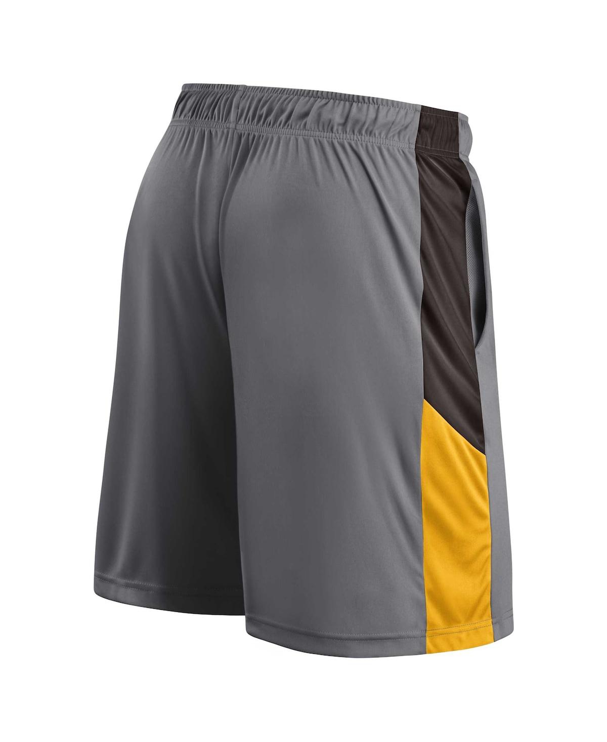 Profile Men's Gray, Brown San Diego Padres Big And Tall Team Shorts In  Gray,brown