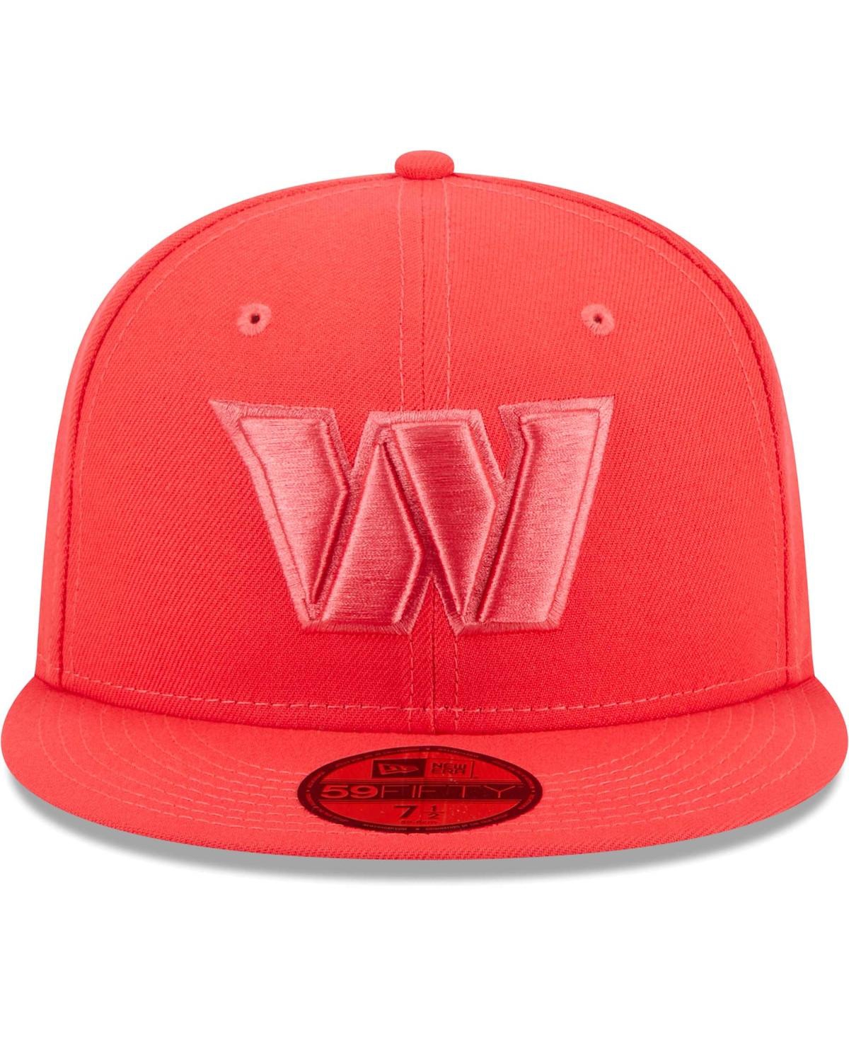 Men's New Era Red Washington Commanders Color Pack Brights 59FIFTY Fitted Hat