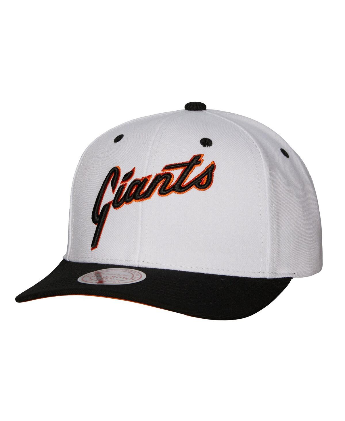 Mitchell & Ness Men's  White San Francisco Giants Cooperstown Collection Pro Crown Snapback Hat