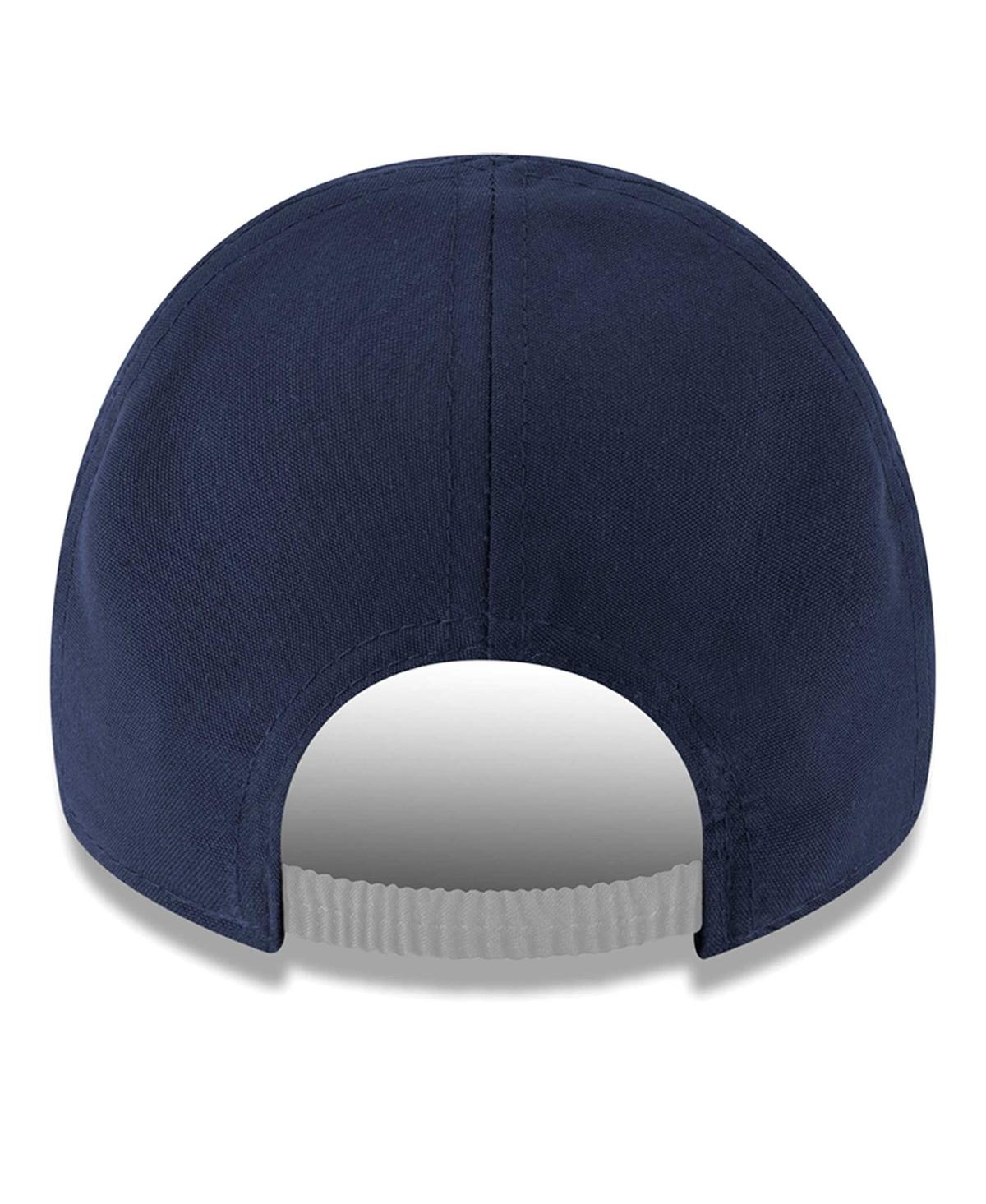 Shop New Era Infant Boys And Girls  Navy, Silver Dallas Cowboys My 1st 9twenty Adjustable Hat In Navy,silver