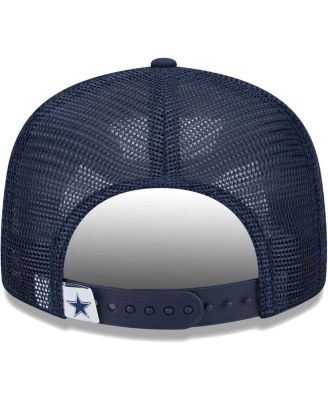 Big Boys and Girls Navy Dallas Cowboys Main Trucker 9FIFTY Snapback Hat