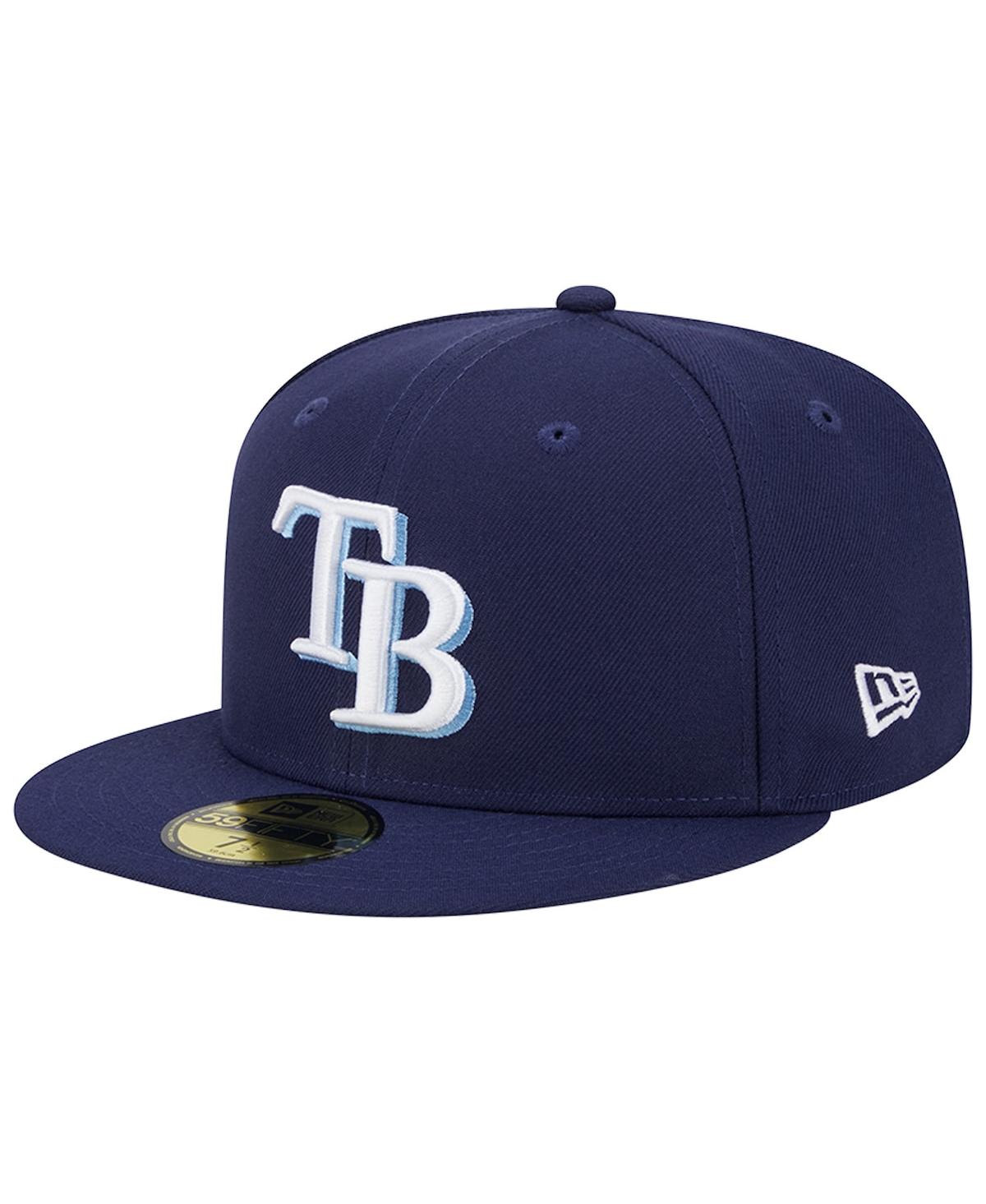 NEW ERA MEN'S NEW ERA NAVY TAMPA BAY RAYS 2020 WORLD SERIES TEAM COLOR 59FIFTY FITTED HAT 