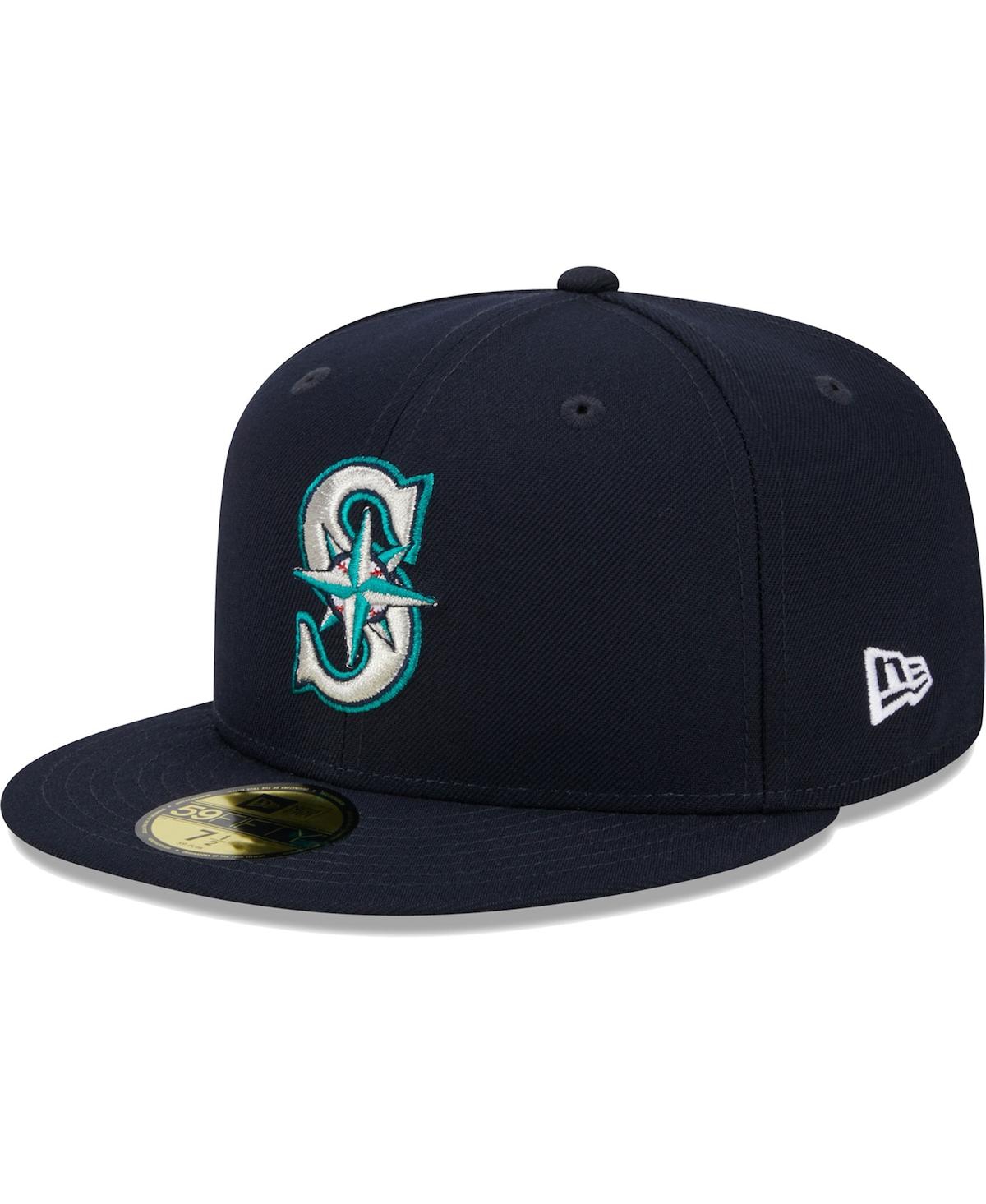 Men's New EraSeattle Mariners 2001 Mlb All-Star Game Team Color 59FIFTY Fitted Hat - Navy