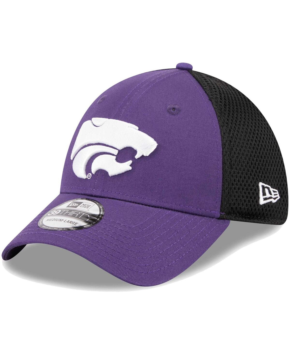New Era Men's  Purple Kansas State Wildcats Evergreen Neo 39thirty Flex Hat