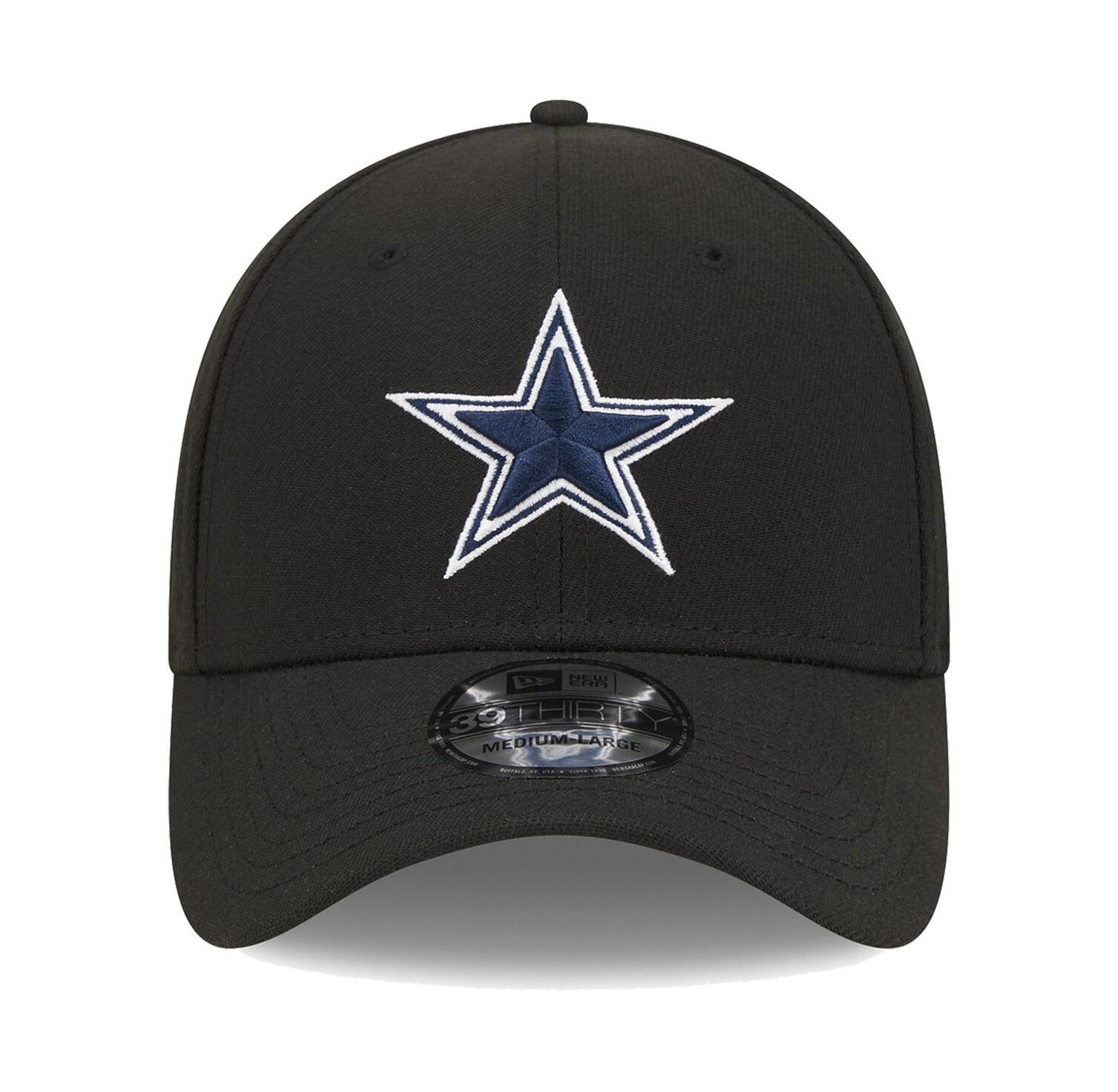 Men's Black Dallas Cowboys Main 39THIRTY Flex Hat