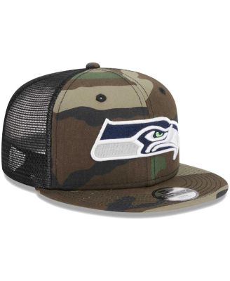 Big Boys and Girls Camo Seattle Seahawks Main Trucker 9FIFTY Snapback Hat