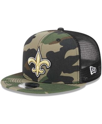 Big Boys and Girls Camo New Orleans Saints Main Trucker 9FIFTY Snapback Hat