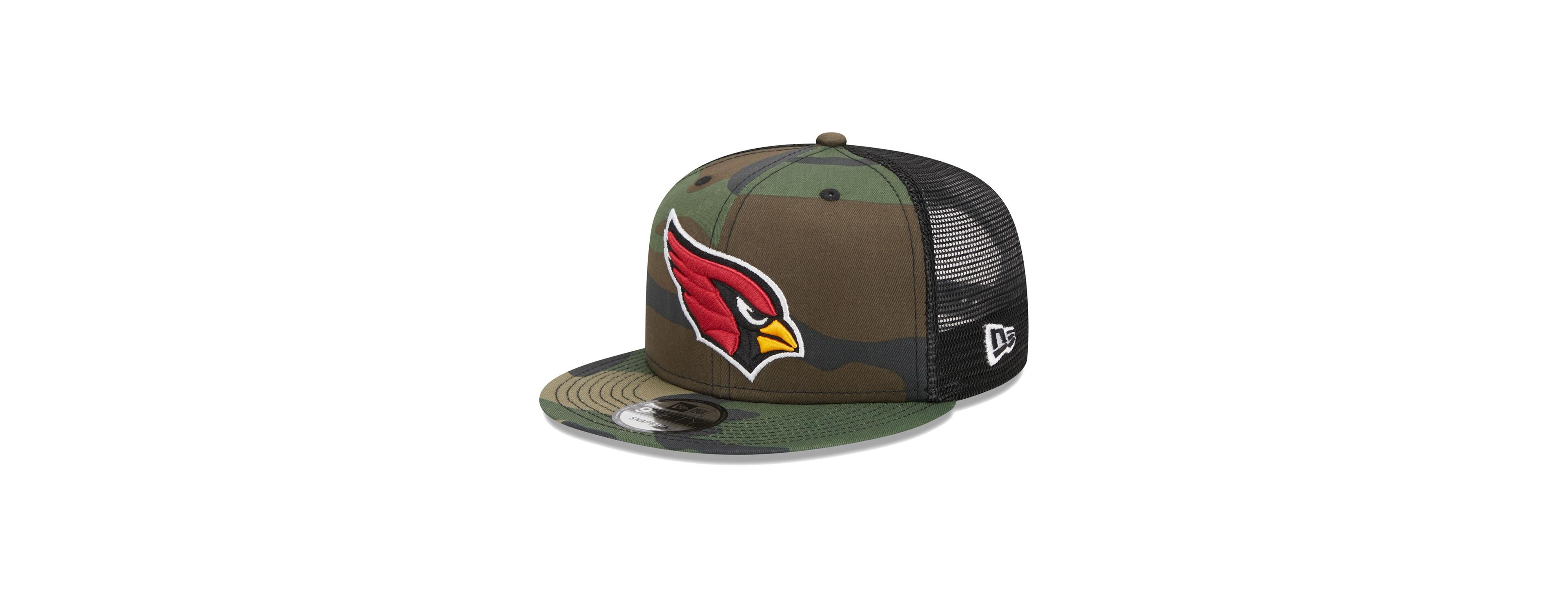 Men's New Era Camo Arizona Cardinals Main Trucker 9FIFTY Snapback Hat