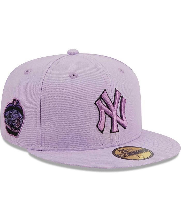 New Era Men's Lavender New York Yankees 59FIFTY Fitted Hat - Macy's