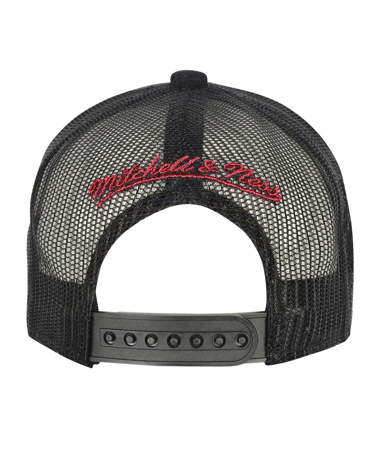Mitchell & Ness Big Boys And Girls  Black New England Patriots Times Up Precurved Trucker Adjustable In Black
