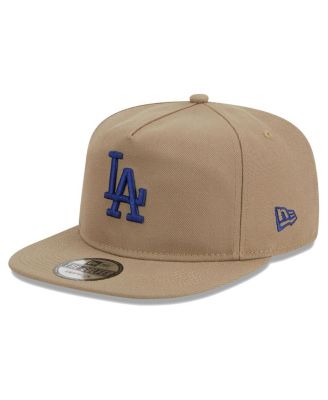 New Era Men's Khaki Los Angeles Dodgers Golfer Adjustable Hat