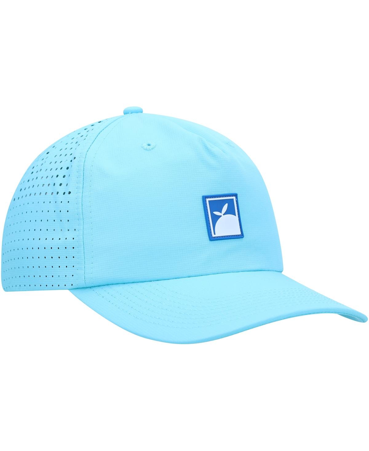 Shop Flomotion Men's  Light Blue Icon Snapback Hat