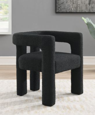 Mandy 28" Boucle Fabric Dining Chair