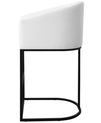 Jace 39.8" Polyester Upholstered Barstool