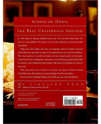 Simon & Schuster Mega Crossword Puzzle Book #1 by John M. Samson