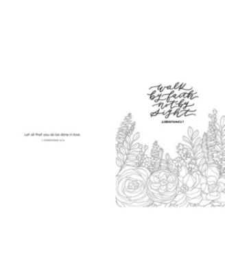 Scriptures and Florals Coloring Book by Allison Loveall