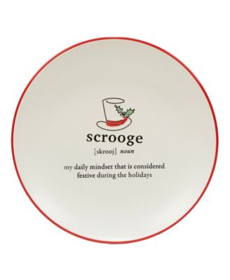 Christmas Fun Sayings 8.5" Dessert Plates Set of 6