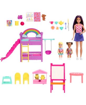 Photo 1 of Barbie Skipper First Jobs Daycare Playset With 3 Dolls, Furniture & Accessories