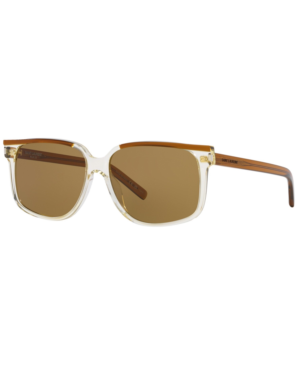 Shop Saint Laurent Men's Sunglasses, Sl 599 In Brown