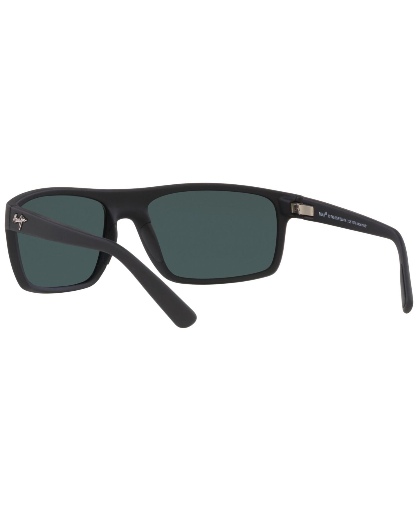 Солнцезащитные очки Maui Jim Unisex Polarized Sunglasses, 746 Byron Bay, цвет: Чёрный матовый — фото 8