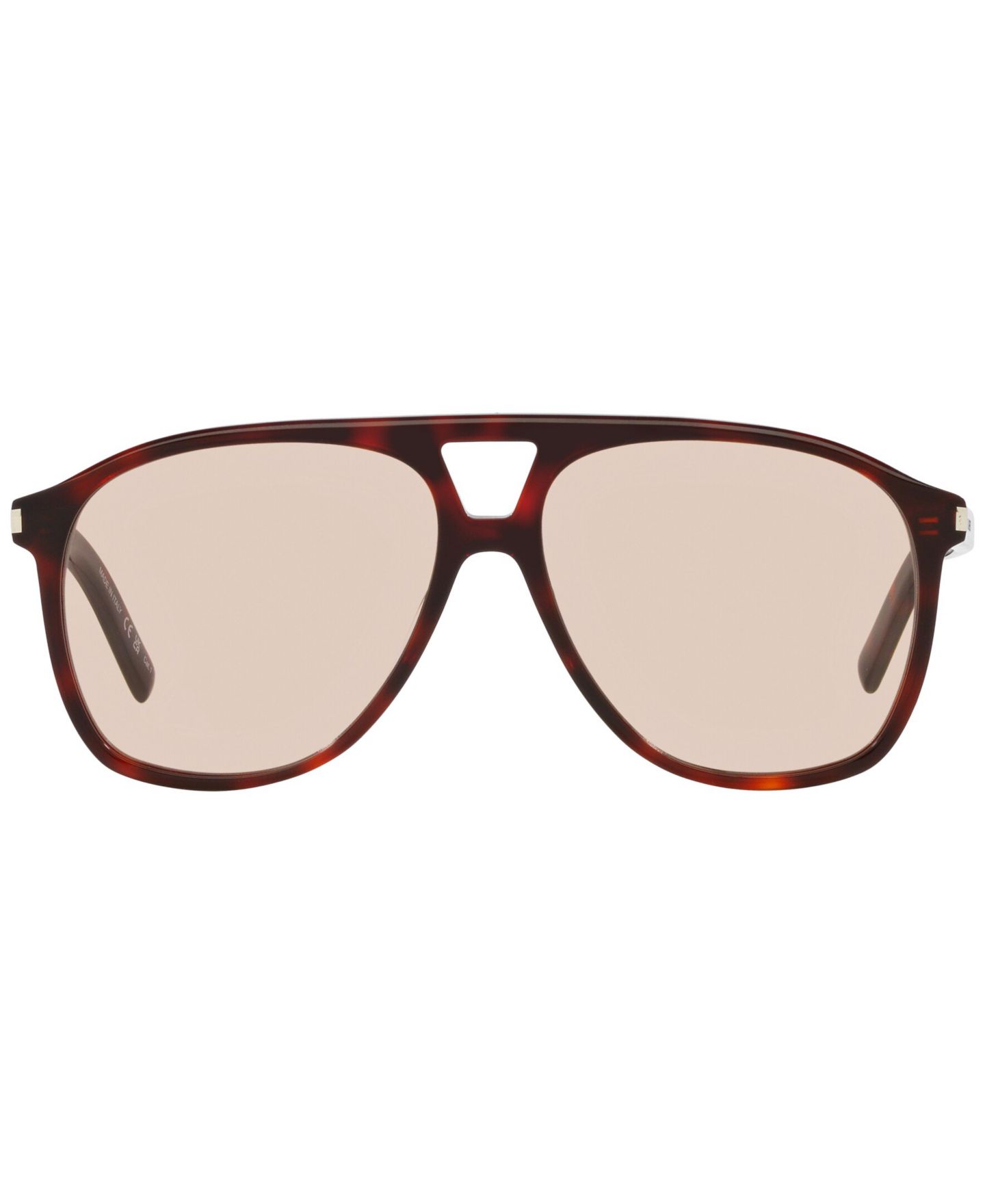 Женские солнцезащитные очки Saint Laurent Sunglasses, SL 596 Dune, цвет: Черепаховый — фото 3