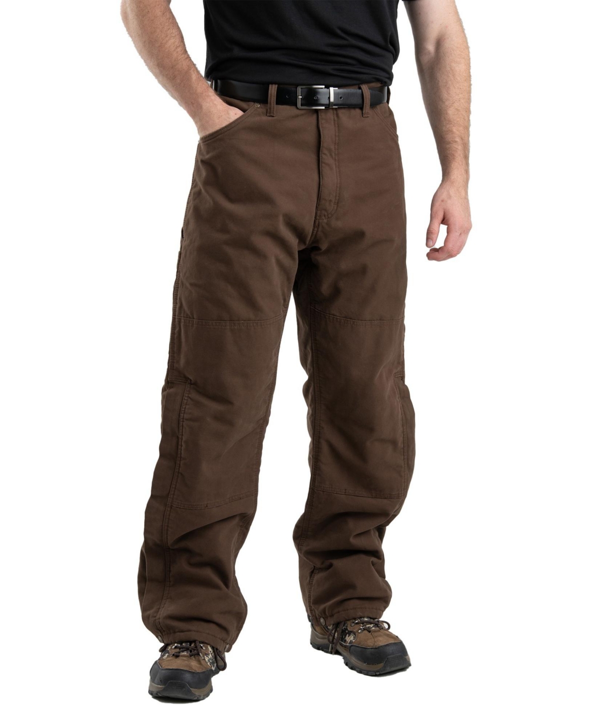 Big & Tall Highland Double-Front Duck Pant - Bark