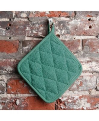 Arkwright Terry Cotton Pot Holders - (Pack of 12) Restaurants, Kitchen Hot Pad Potholder Set, Heat Resistant Coaster for Cooking and Baking, 7 x 7 in