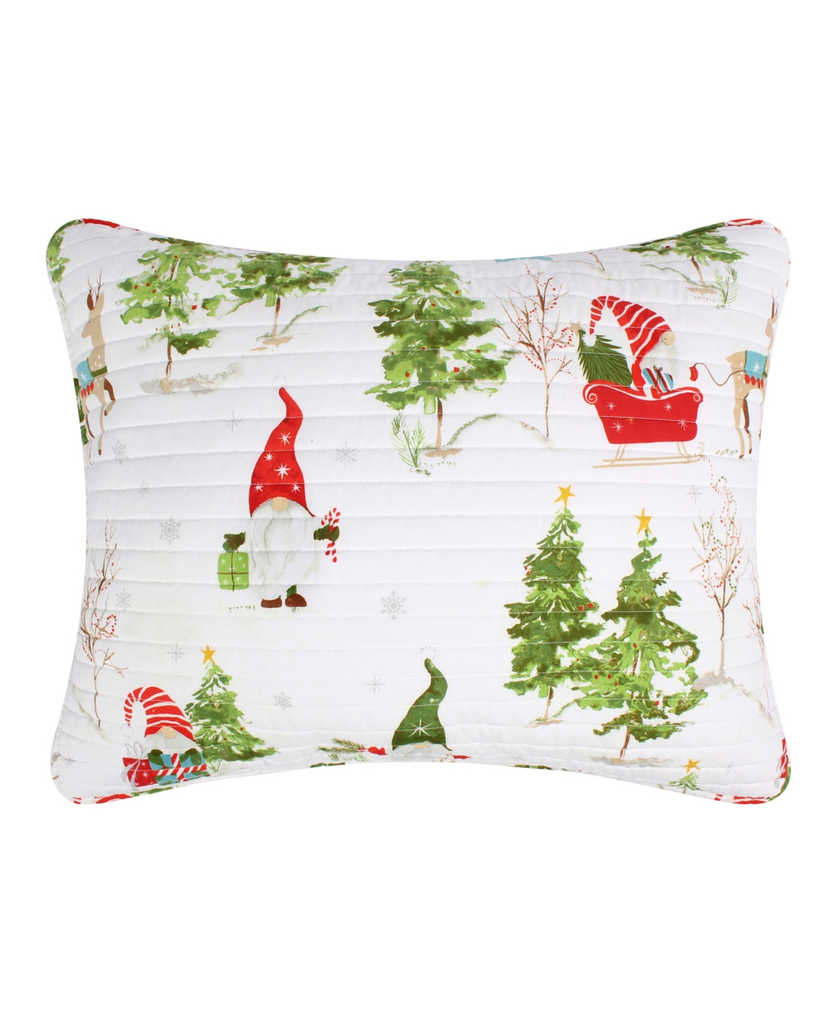 Levtex Gnome Forest 3-pc. Quilt Set, Full/queen In Green