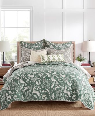 Levtex Bretton Woods Green 2-Pc. Sham Set, European