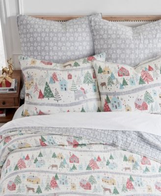 Joulset Holiday Reversible 3-Pc. Quilt Set, King/California King