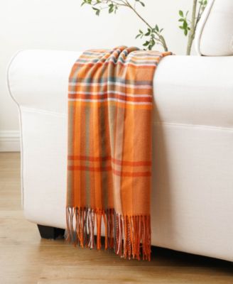 Lifestyle Plaid Acrylic Throw, 50" x 60"