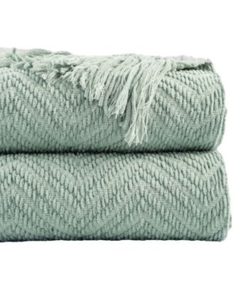 Classic Textured Woven Micro Chenille Throw, 50" x 60"