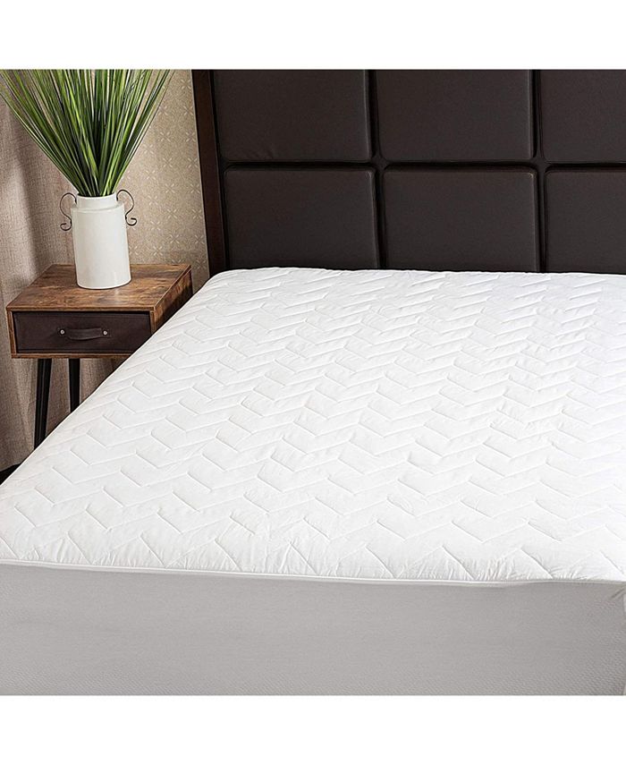 Quilted Waterproof Mattress Pad White Queen | L.L.Bean