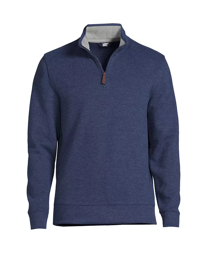 Men's Bedford Rib Quarter Zip Pullover Sweater - thumbnail 6