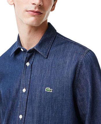 Macy's Lacoste Mens Shirts Lacoste Men's Short Sleeve Crewneck Logo  Graphic T-Shirt, Created