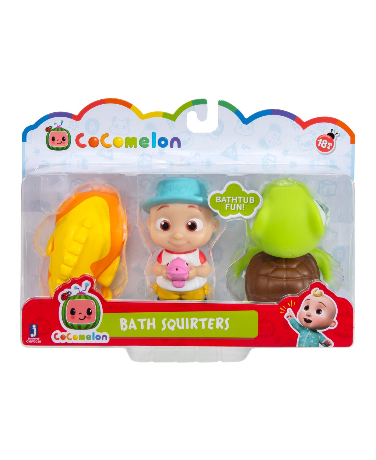 Детские игрушки CoComelon 3 Pack Bath Squirters — фото 1