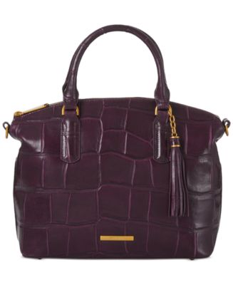 Brahmin Duxbury Lysander Embossed Leather Satchel - Macy's