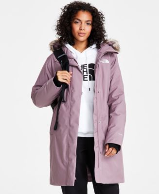 The North Face Women s Faux Fur Trim Arctic Parka Macy s