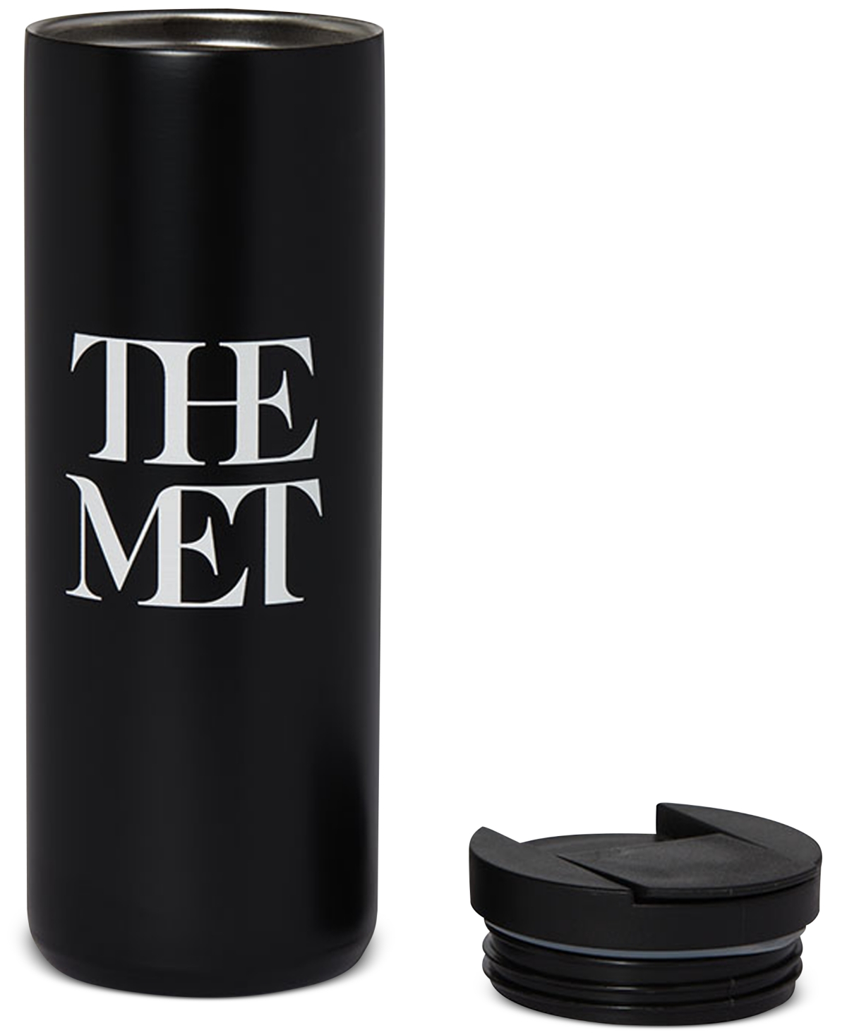 The Metropolitan Museum Of Art Met Logo Travel Mug In Black
