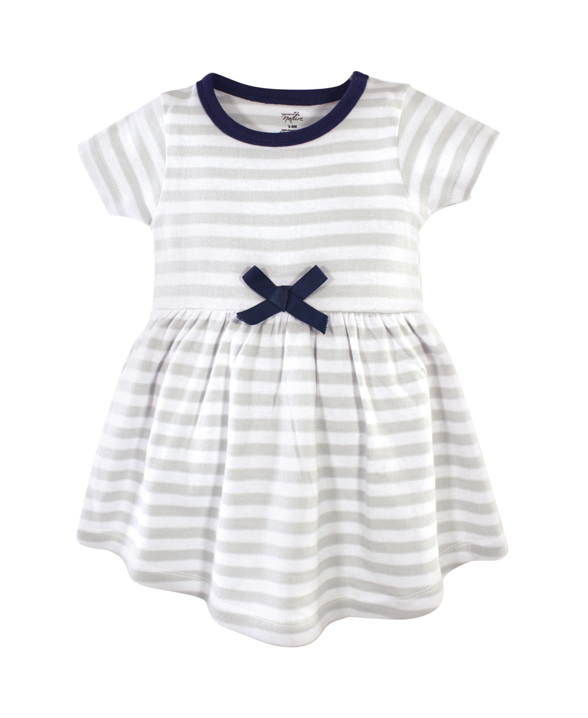 Hudson Baby Toddler Girls Hudson Cotton Short-Sleeve Dresses 2pk,- Night blooms