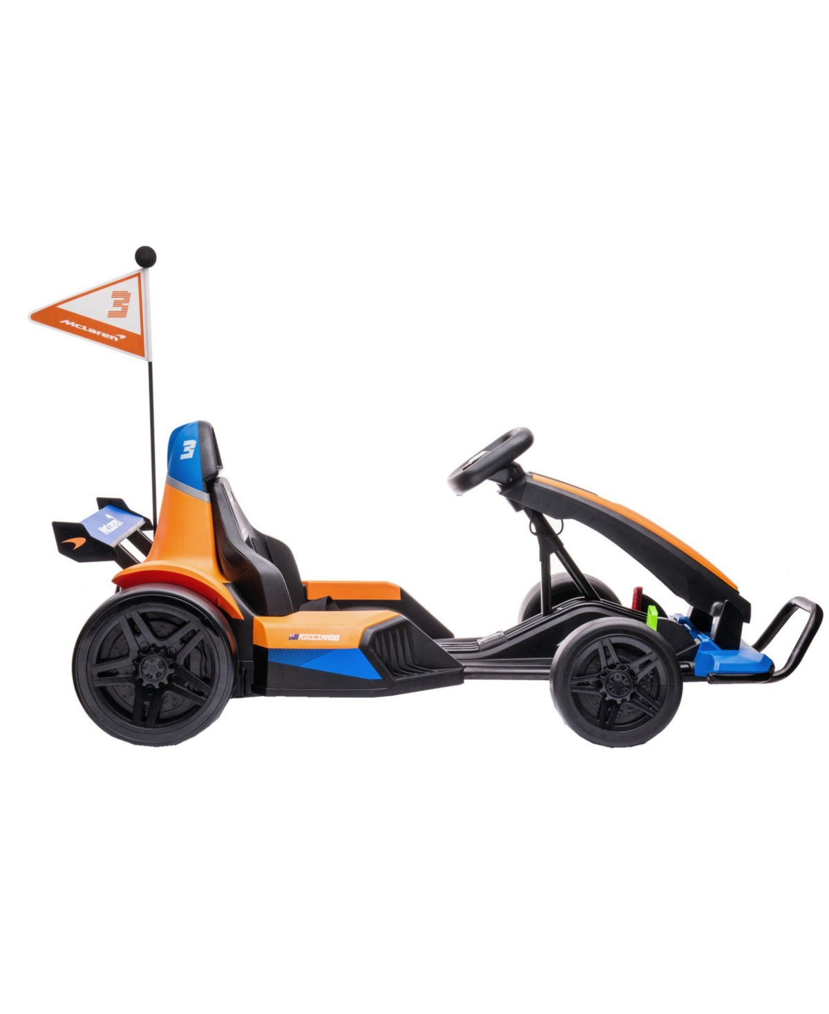 Best Ride On Cars Mclaren Gokart, 24v In Black,orange