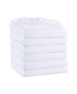 Bulk Microfiber 6-Piece Fitted Sheets