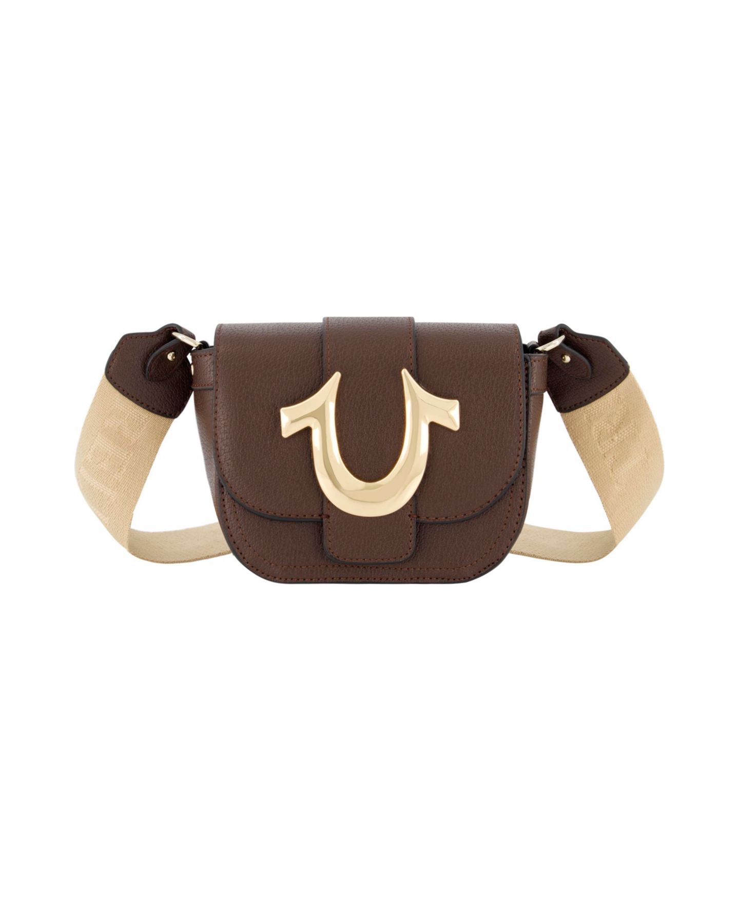 Женская сумка True Religion Mini Flap Crossbody, цвет: Коричневый — фото 1