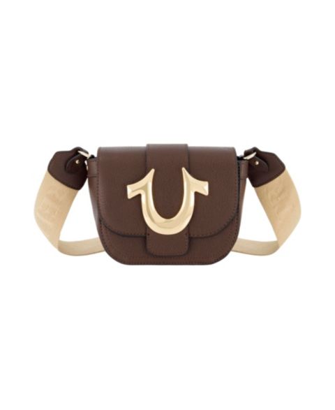 Женская сумка True Religion Mini Flap Crossbody, цвет: Коричневый