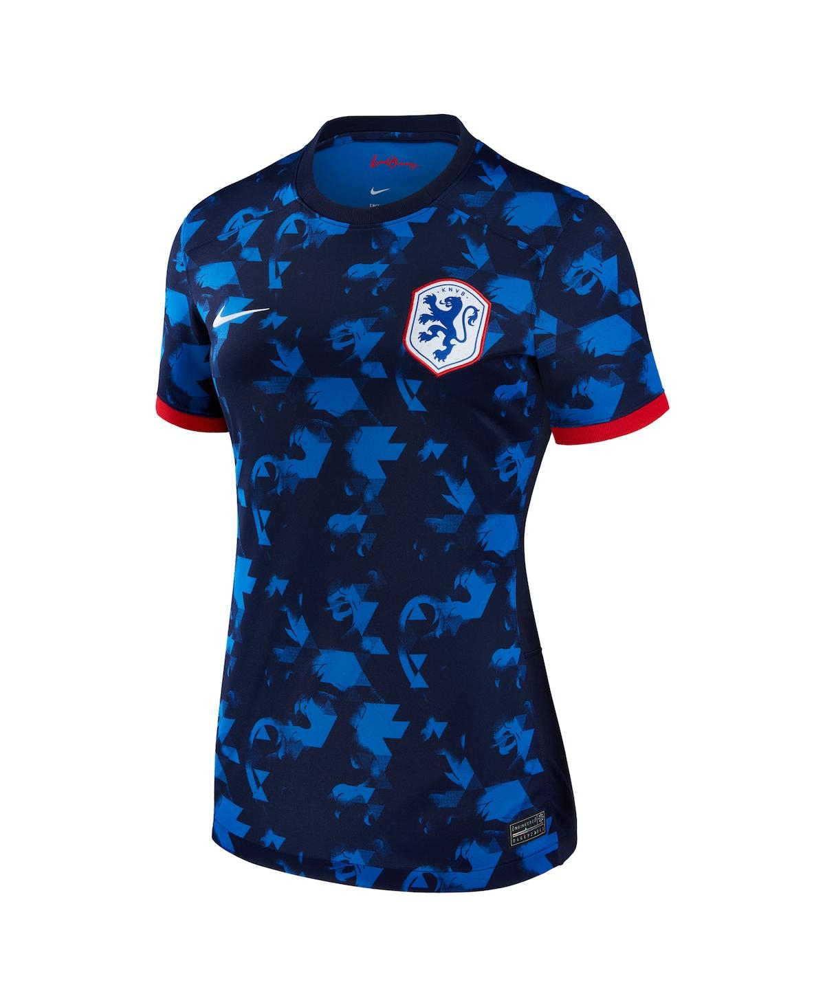 Women's NikeNetherlands Women's National Team 2023 Away Stadium Replica Jersey - Blue