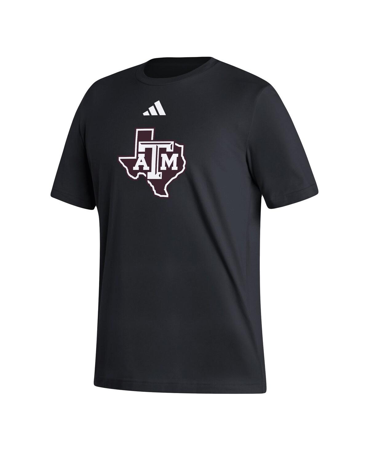 Men's adidasTexas A&M Aggies Logo Fresh T-shirt - Black