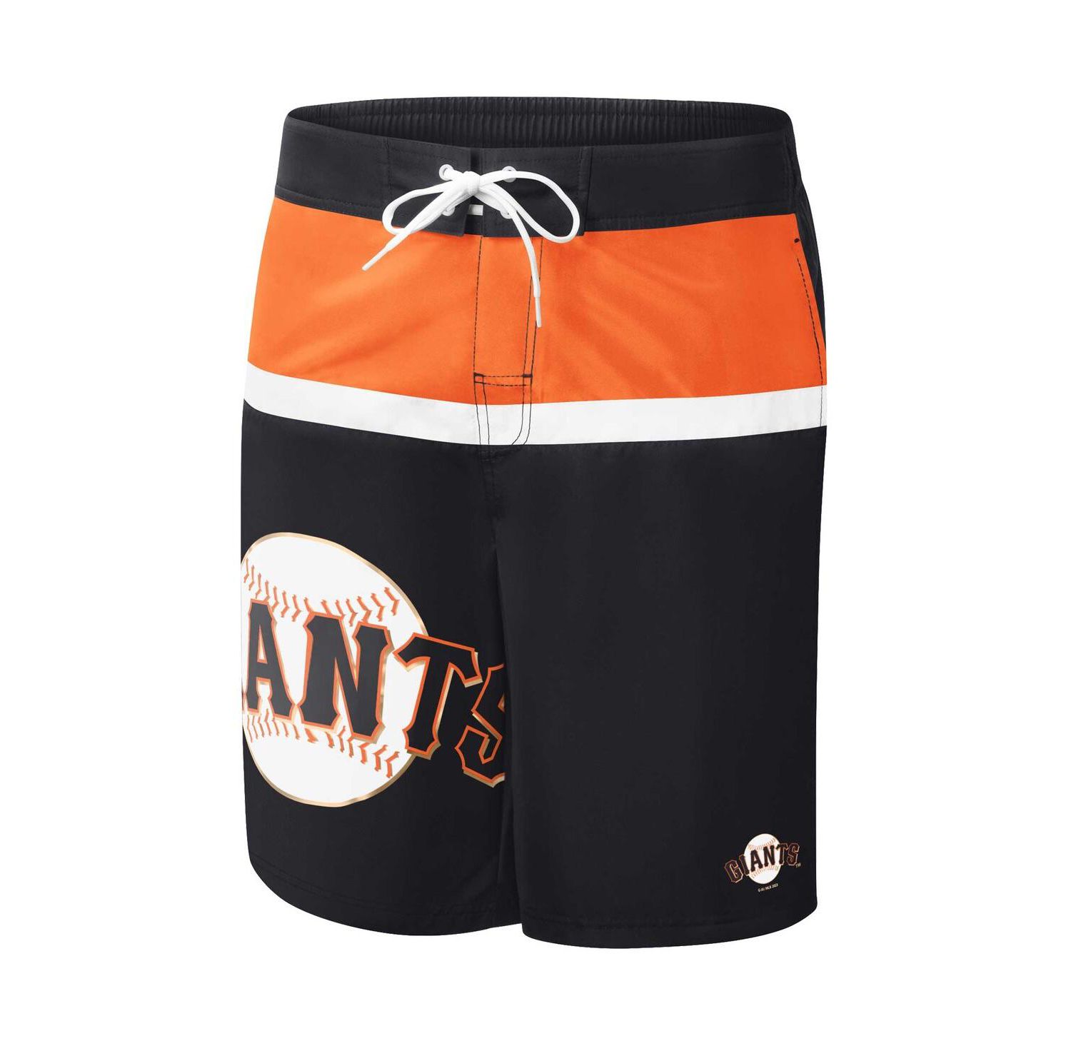Men's Black San Francisco Giants Sea Wind Swim Shorts