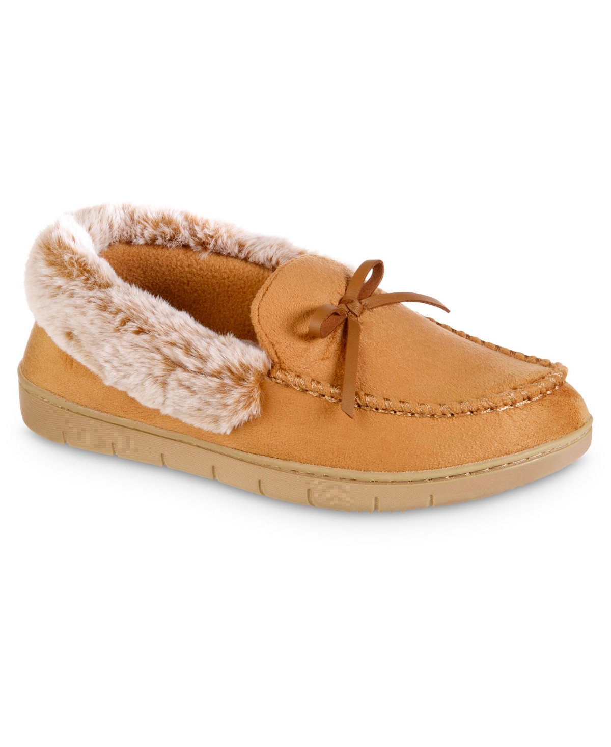 Isotoner women's microsuede sage online hoodback slippers