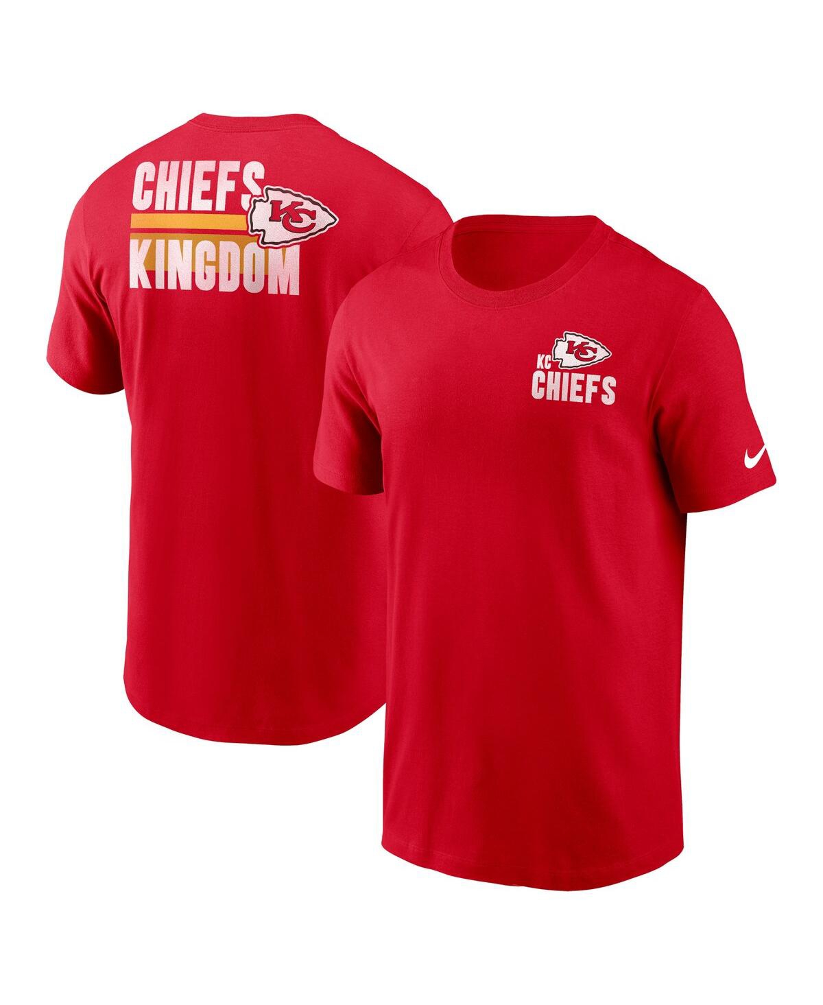 Nike Men's  Red Kansas City Chiefs Blitz Essential T-shirt